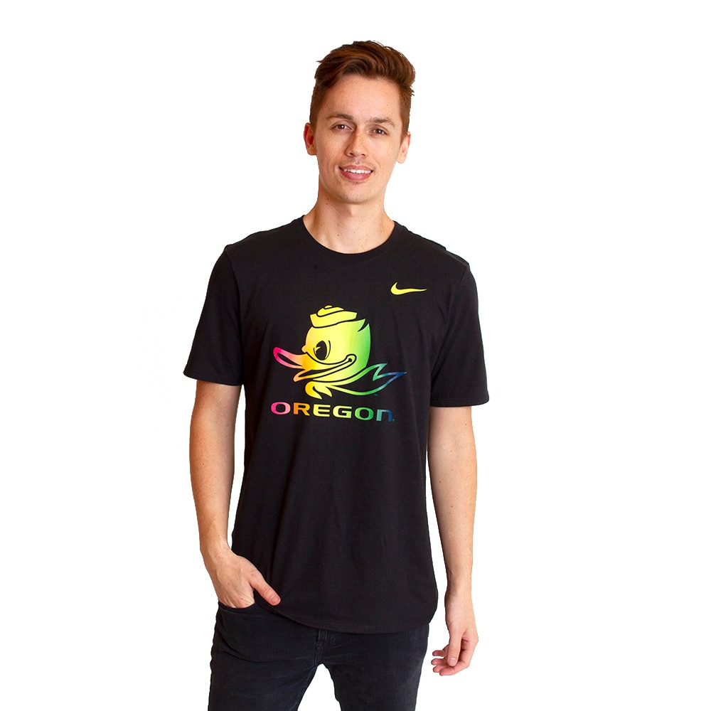 Fighting Duck, Nike, Rainbow, Be True, T-Shirt